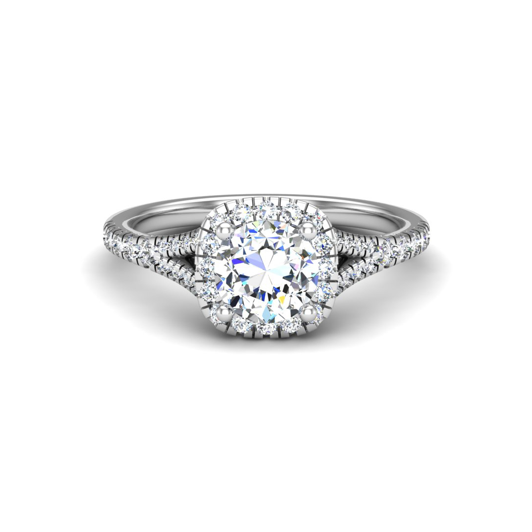 Grace Halo Engagement Ring